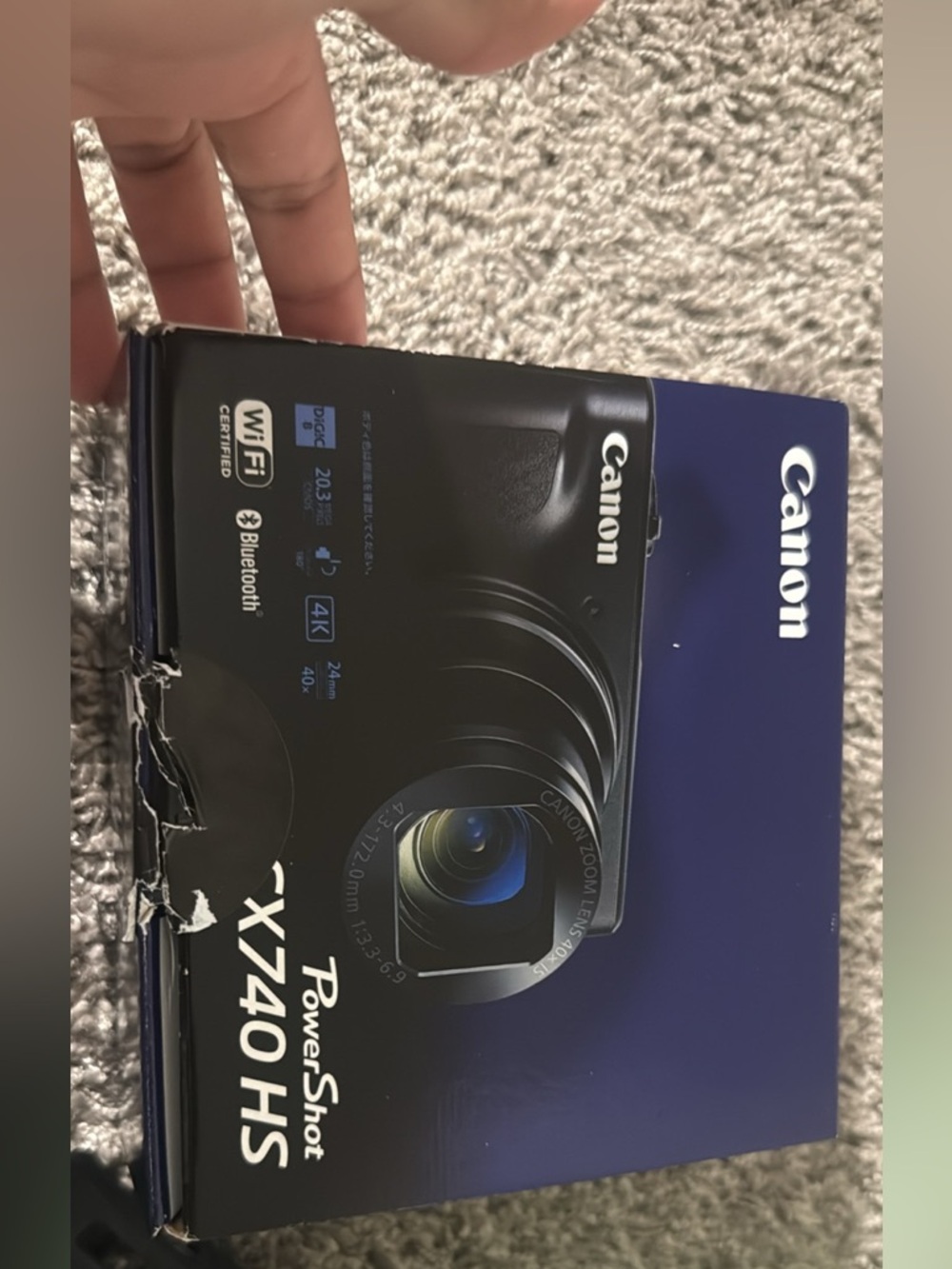 Canon PowerShot SX740 HS Compact Camera - Black